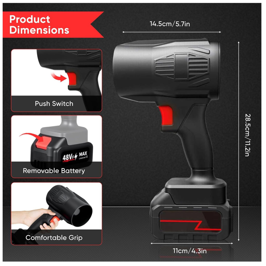 Mini soplador eléctrico inalámbrico 2BAT