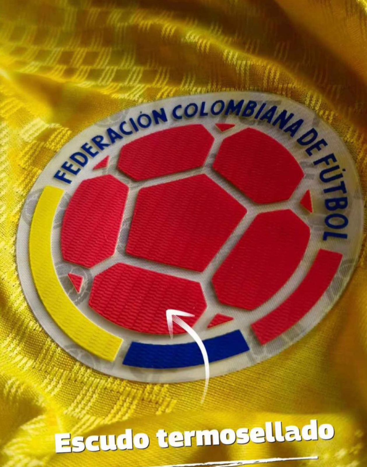 CAMISETA COLOMBIA ENCAUCHETADA IMPORTADA